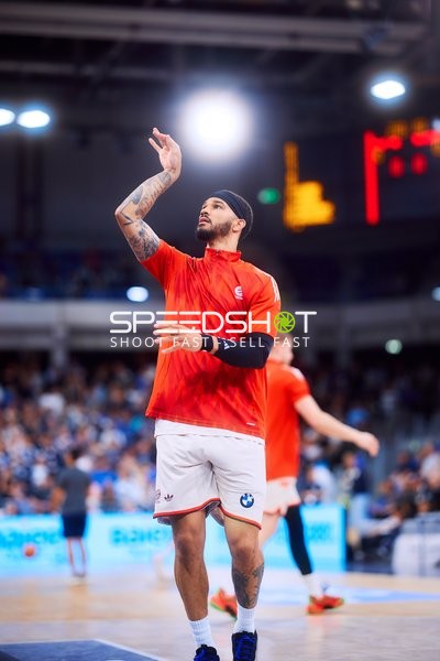 Spieler wärmt sich auf