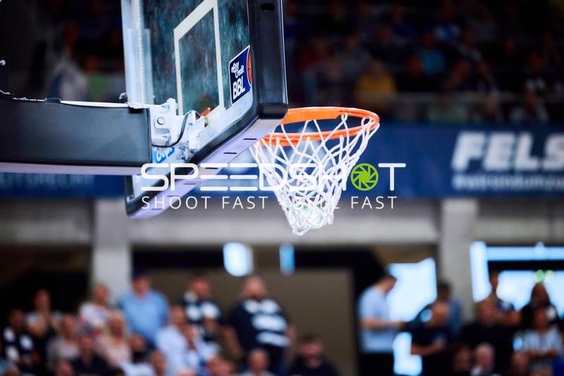 Basketballkorb in der Arena