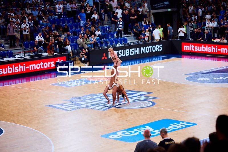 Showeinlage auf dem Court