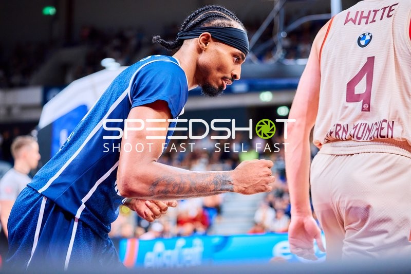 Spieler auf dem Court