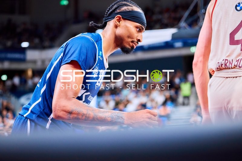 Spieler auf dem Court