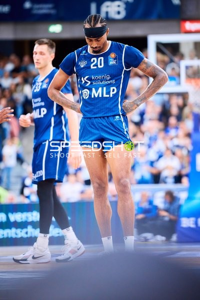 Spieler auf dem Court