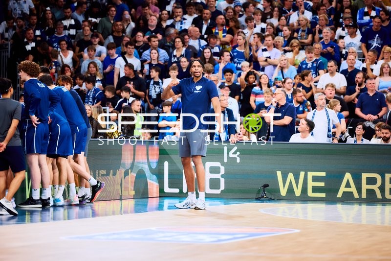 Spieler auf dem Court