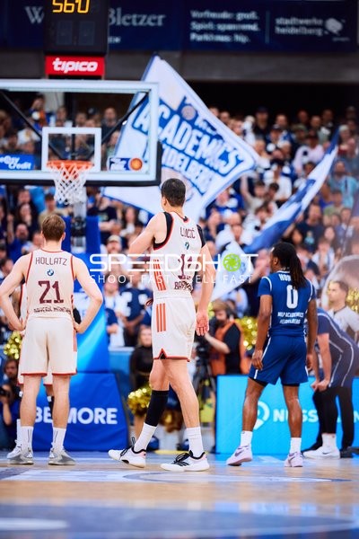 Spieler auf dem Court