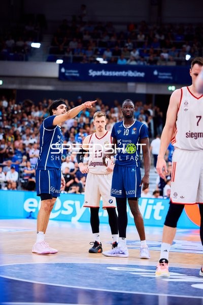 Spieler auf dem Court