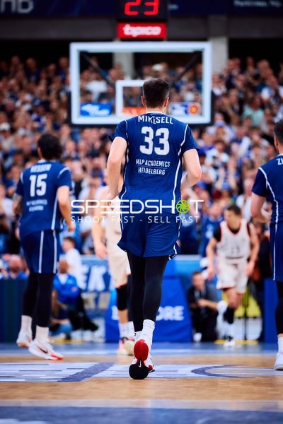 Spieler auf dem Court