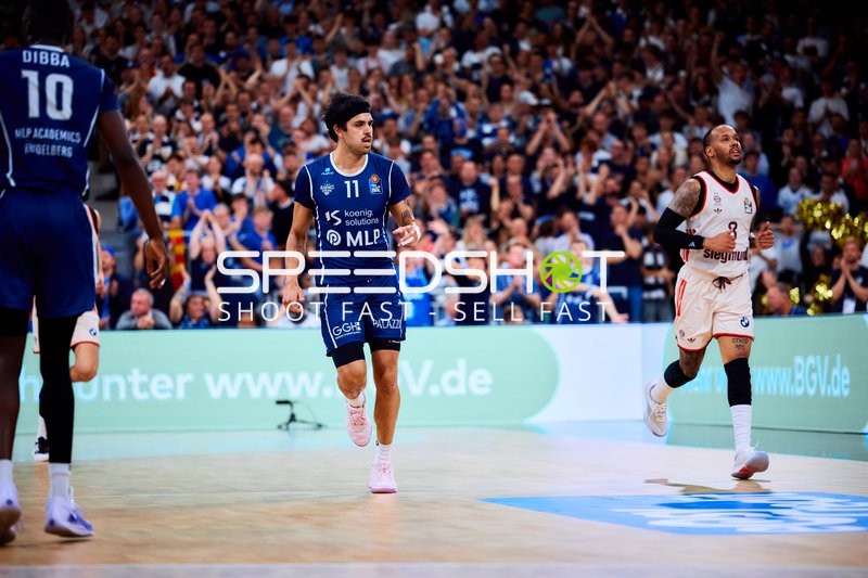 Spieler auf dem Court