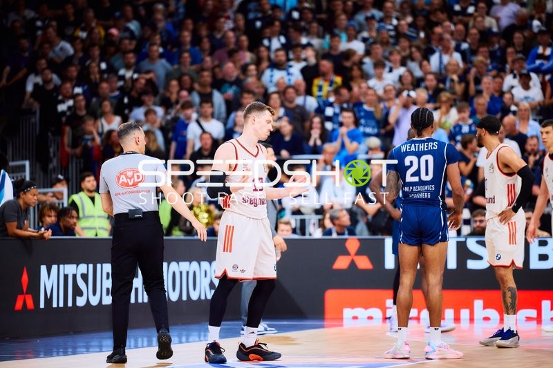 Spieler auf dem Court