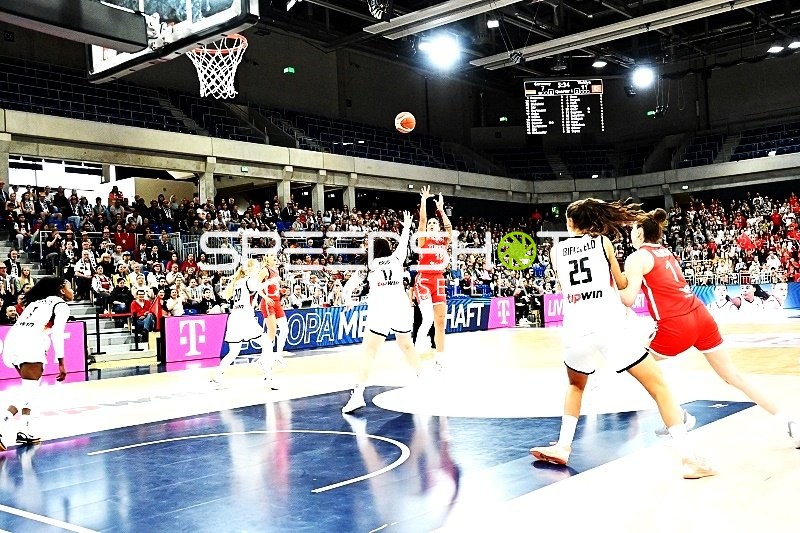 Basketballspiel auf dem Court