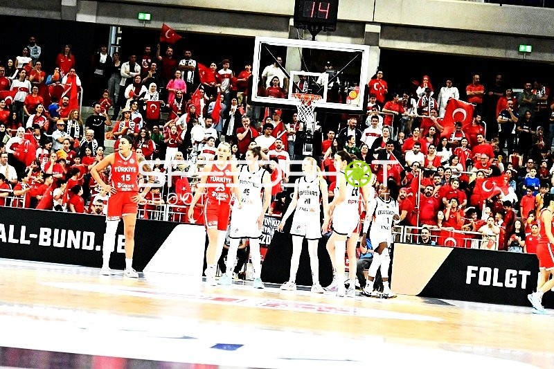 Spieler auf dem Court