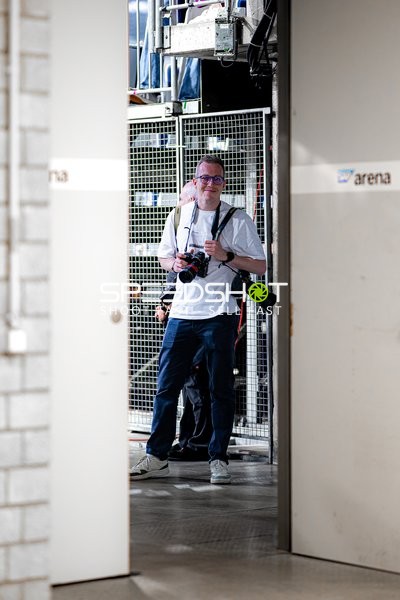 Fotograf in der Halle