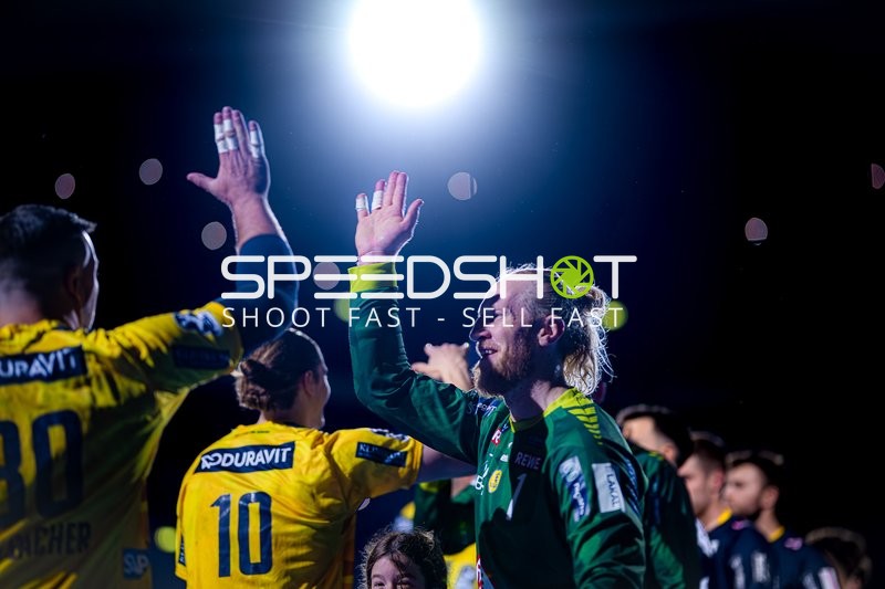 Handball-Spieler in Aktion