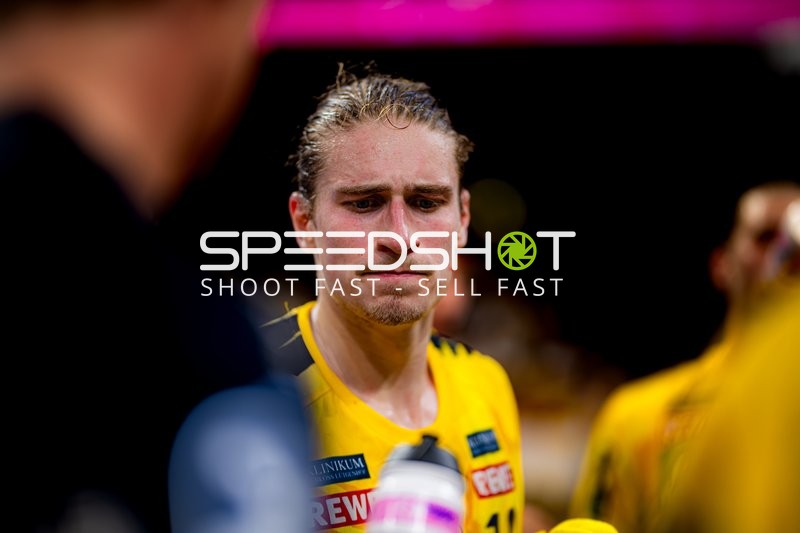 Handball Spieler in Position