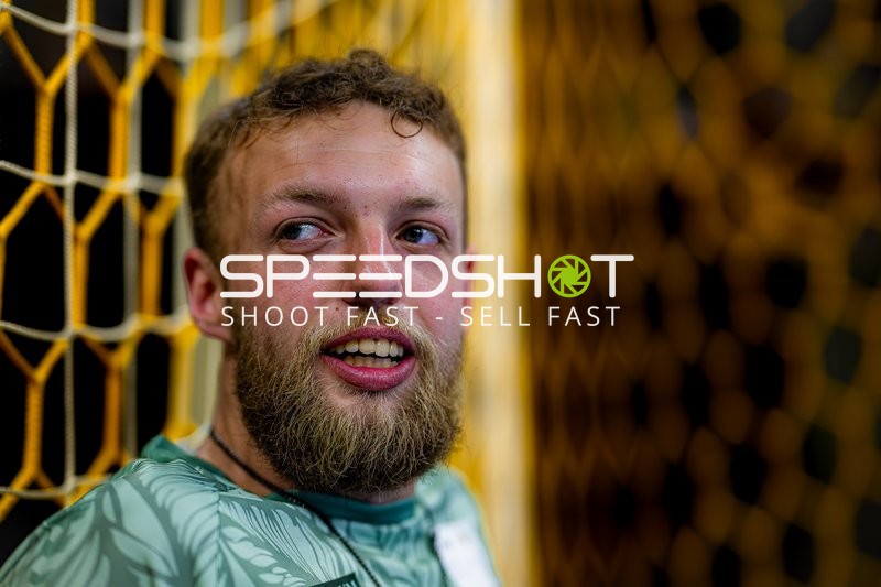 Spieler in der Halle