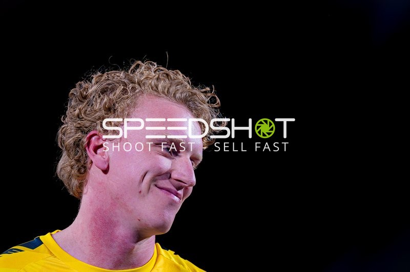 Handballspieler in der Halle