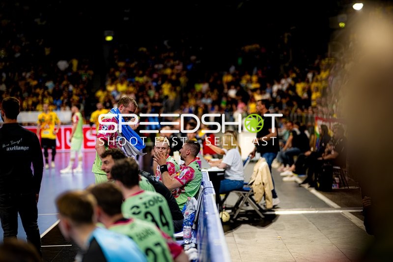 Spieler auf der Bank