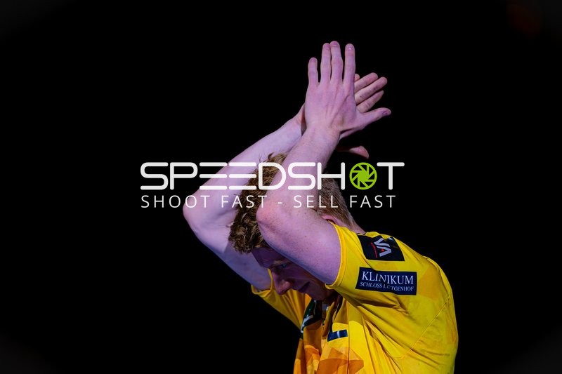 Spieler in der Halle