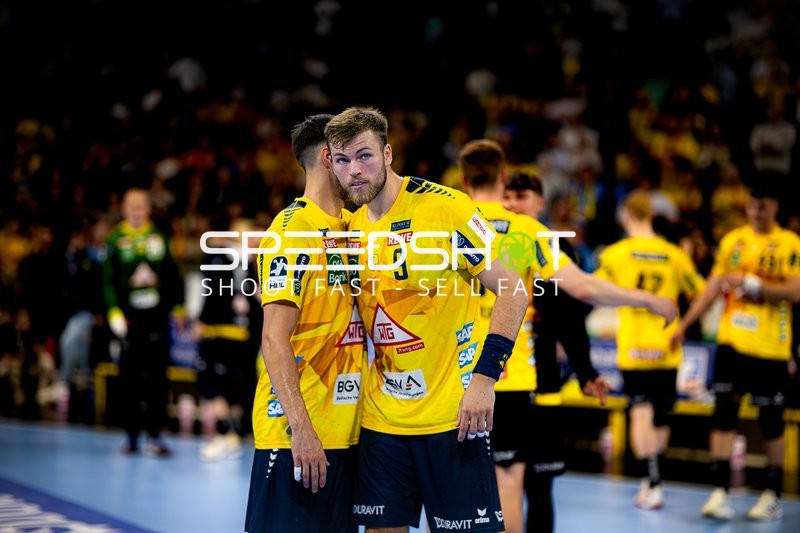 Spieler Steven Plucnar Jacobsen (9; Rhein Neckar Löwen) in Halle