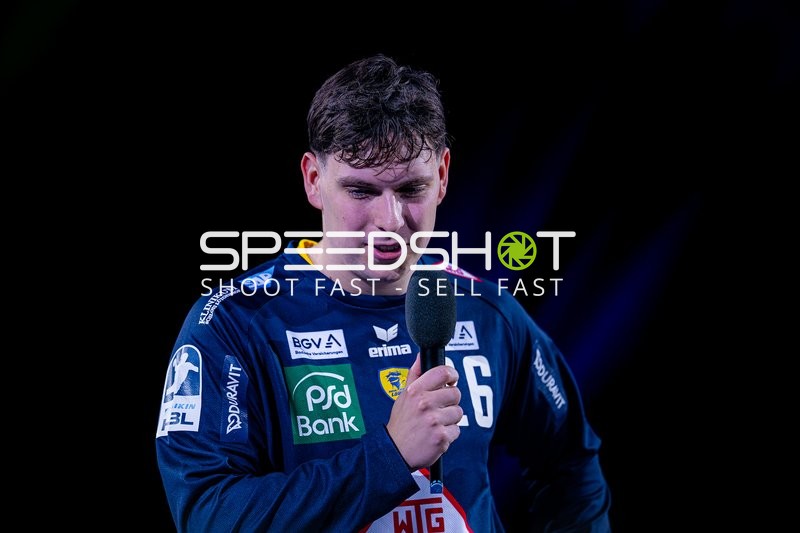 Spieler mit Mikrofon