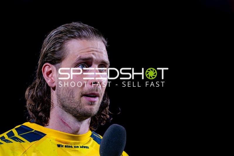 Olle Forsell-Schefvert (25, Rhein Neckar Löwen) bei seiner Verabschiedung