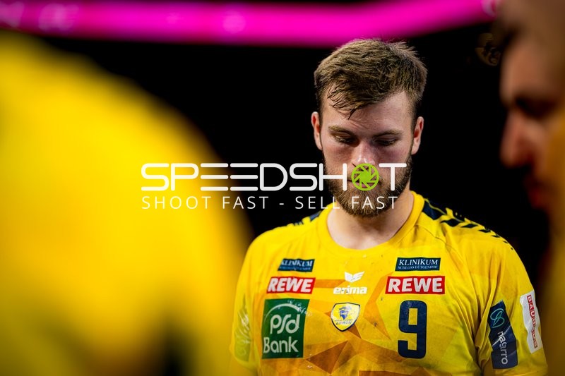 Spieler Steven Plucnar Jacobsen (9; Rhein Neckar Löwen) in Position