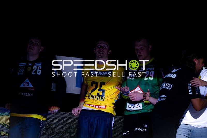 Rhein-Neckar Löwen Spieler in Halle