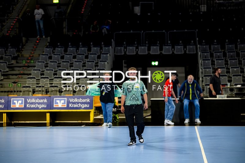 Fotograf in der Halle