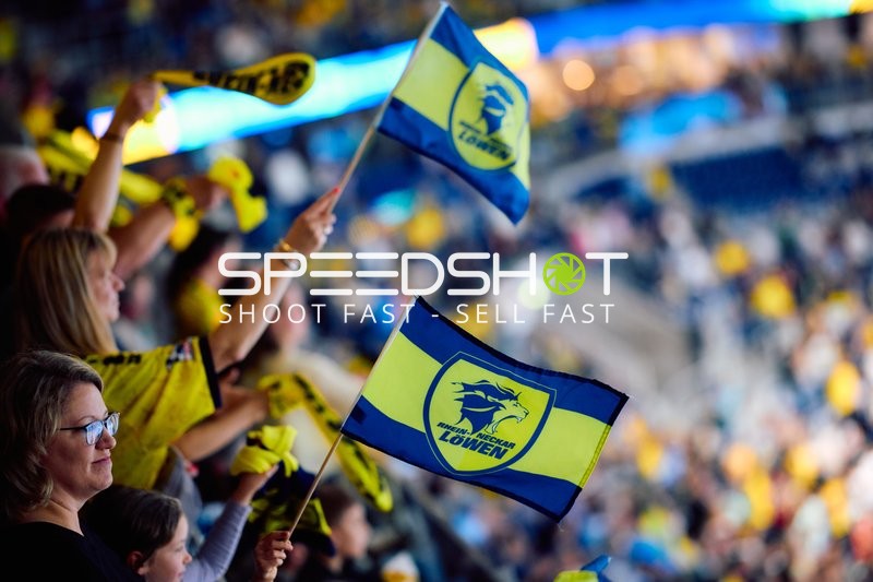 Rhein-Neckar Löwen Fans jubeln