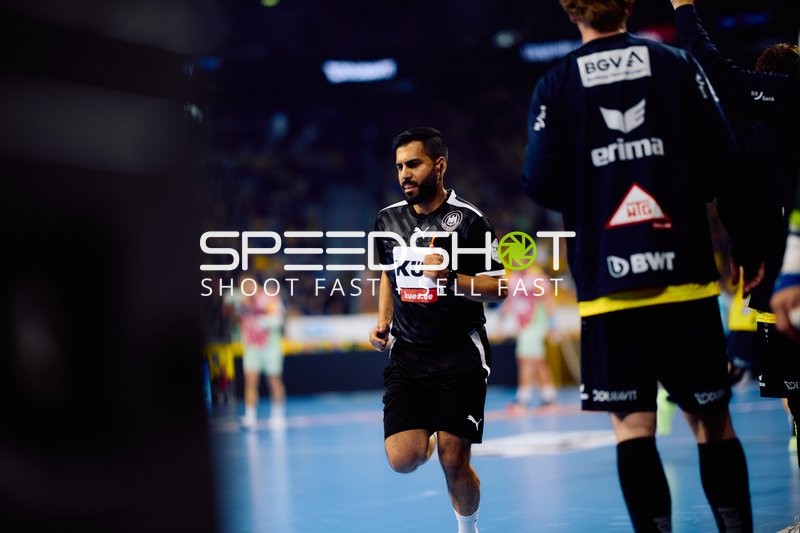 Handballspieler in Aktion