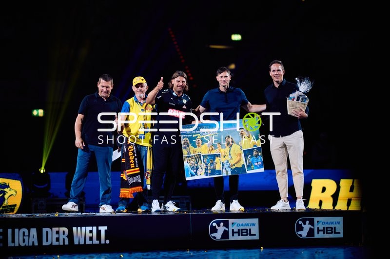 Abschied für Juri Knorr (10, Rhein Neckar Löwen)