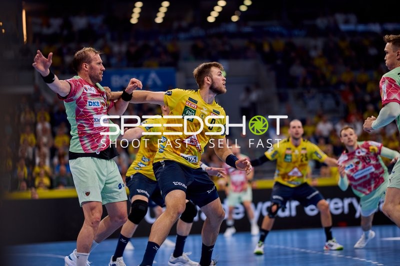 Spieler in defensiver Position