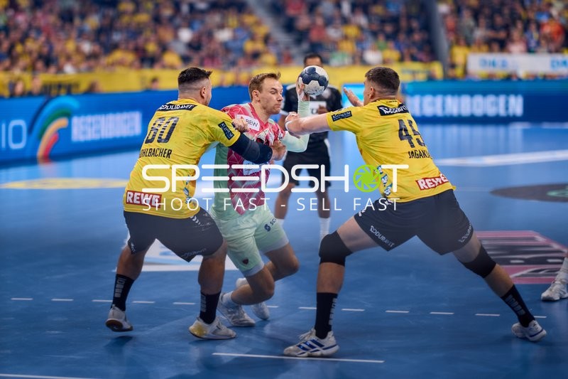 Defensive Aktion in der Halle