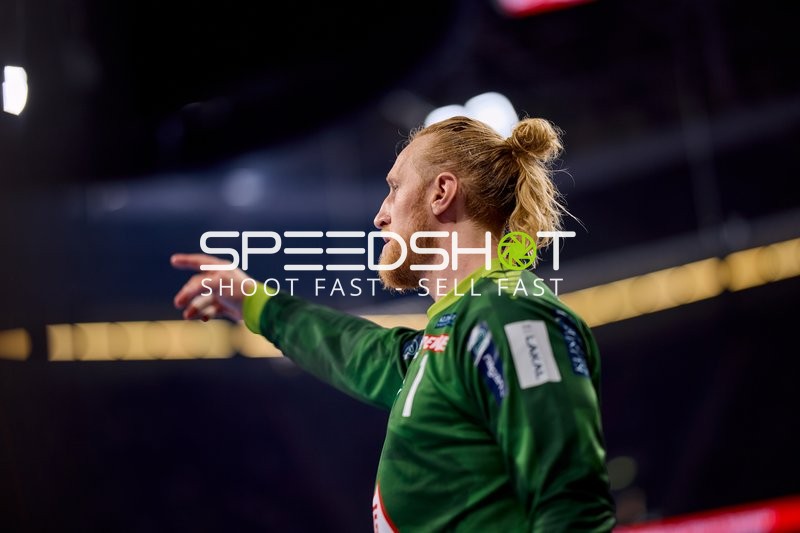 Torhüter Mikael Appelgren (1; Rhein Neckar Löwen) in Position