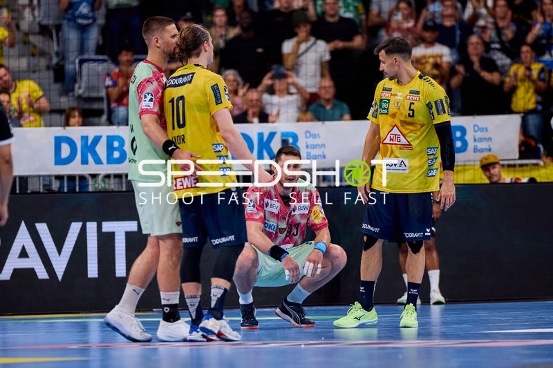 Handball-Spieler in Aktion