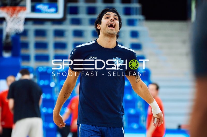 Spieler auf dem Court