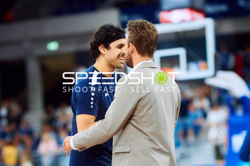 Spieler auf dem Court