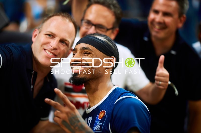 Michael Weathers (20; MLP Academics Heidelberg) zeigt Freude