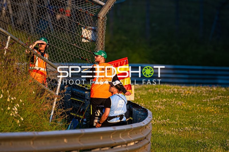 Streckenposten am Nürburgring