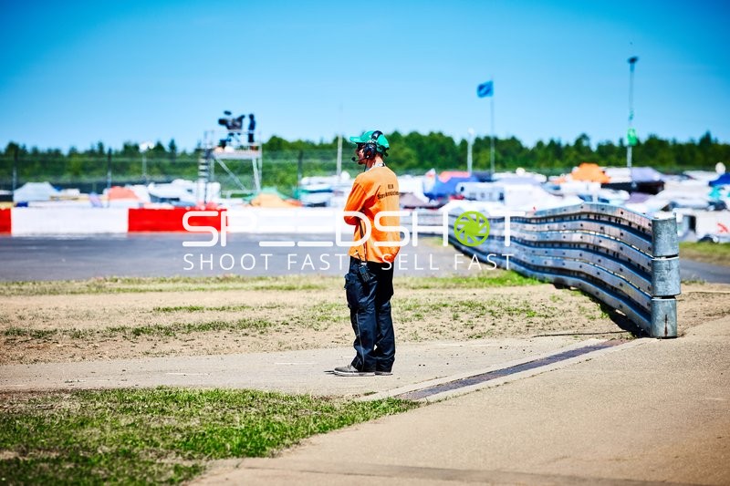 Streckenposten am Nürburgring