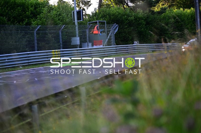 Kurvenbereich am Nürburgring