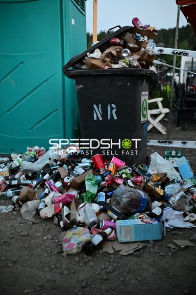 Müllcontainer am Nürburgring