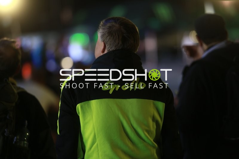 Person mit Grello Jacke