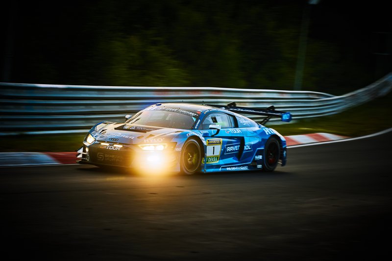 Audi R8 LMS GT3 evo II auf der Rennstrecke