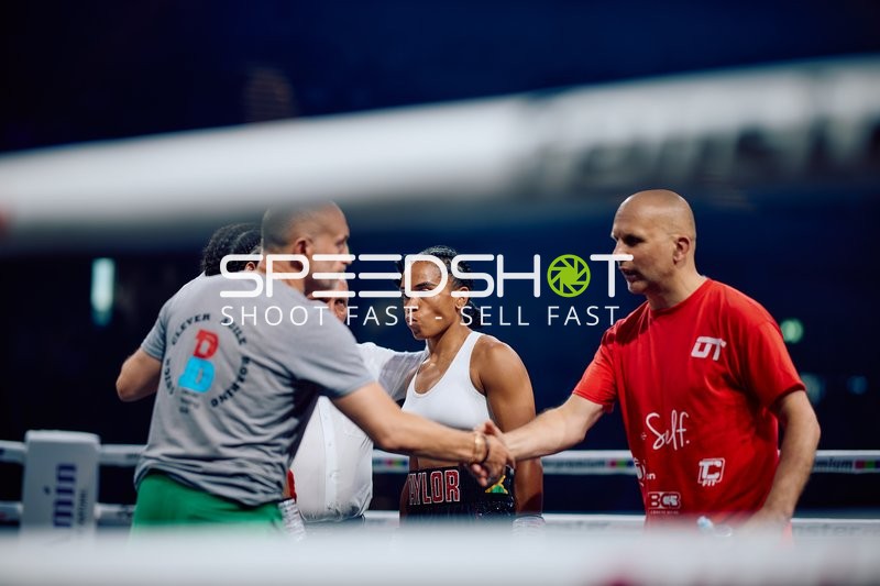 Boxer in der Ringside Zone