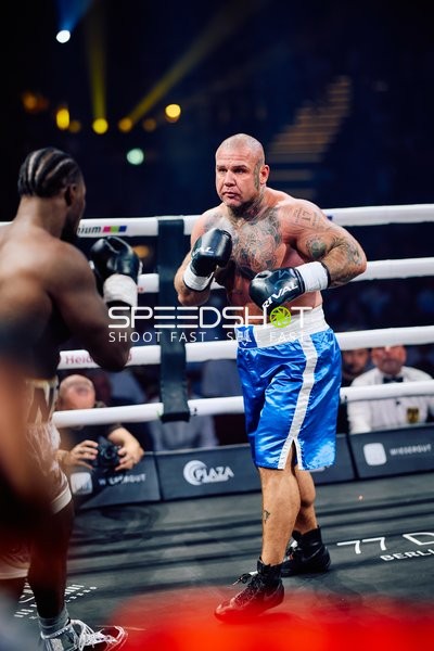 Boxer Schwergewicht in Ringside Zone