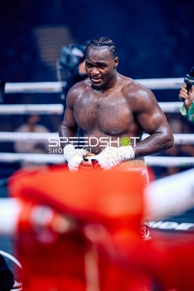 Boxer Schwergewicht in Ringside Zone