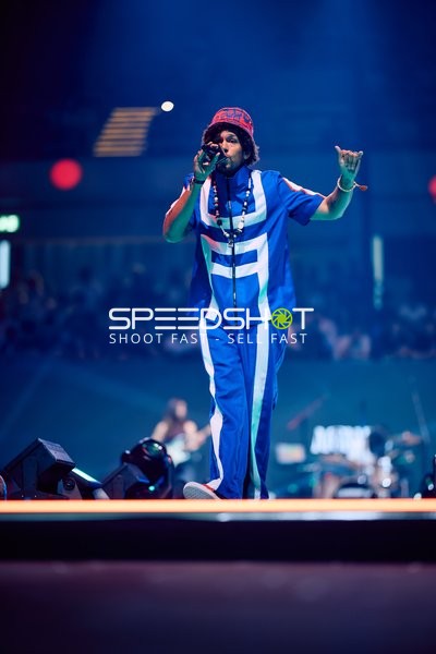 Sänger bei Ringside Boxevent