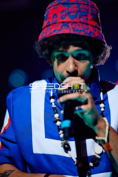 Sänger in der Ringside Zone