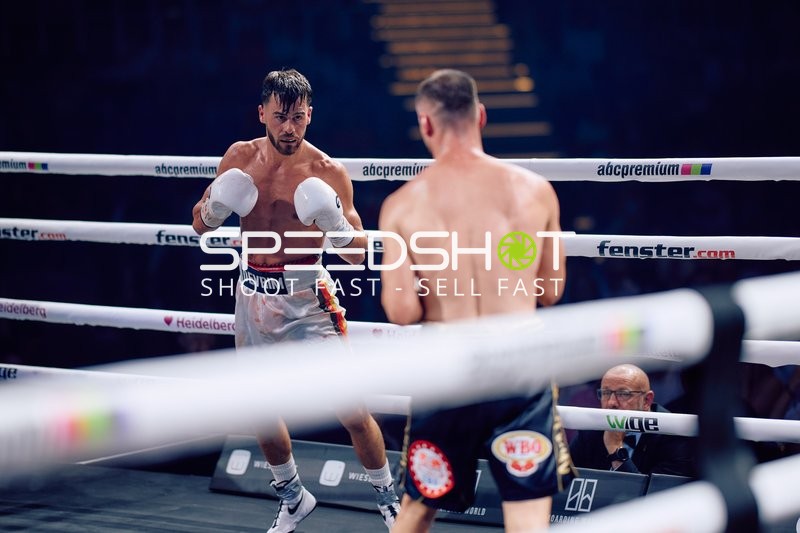 Boxer im Ring beim Ringside Zone Boxevent