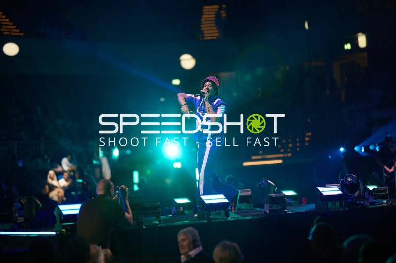 Rapper auf der Bühne